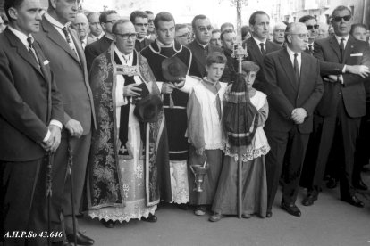 Entierro del presidente de la Audiencia en 1963