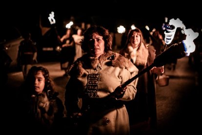 El pueblo de Garray se sumergió en la oscuridad