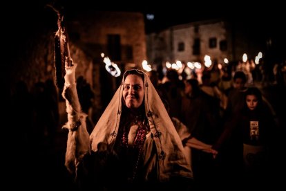 El pueblo de Garray se sumergió en la oscuridad