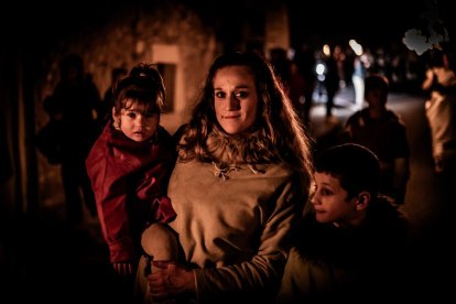 El pueblo de Garray se sumergió en la oscuridad