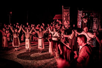 El pueblo de Garray se sumergió en la oscuridad