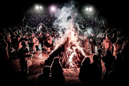 El pueblo de Garray se sumergió en la oscuridad