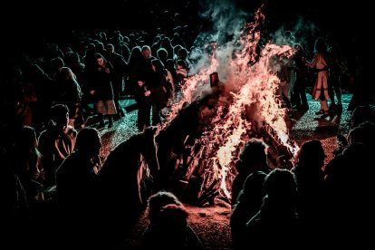 El pueblo de Garray se sumergió en la oscuridad