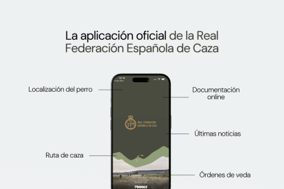Imagen de la nueva aplicación de la Real Federación Española de Caza.
