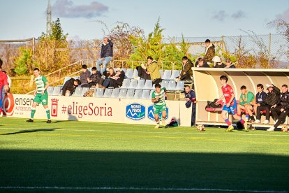 La Ciudad Deportiva acogió el derbi de Regional entre el CD Numancia B y el CD San José.