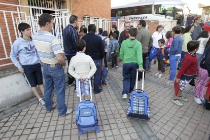 Vuelta al cole en una imagen de archivo.