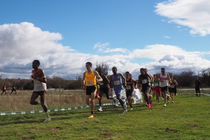 Daniel Mateo el pasado domingo en el Cross Internacional de Soria.