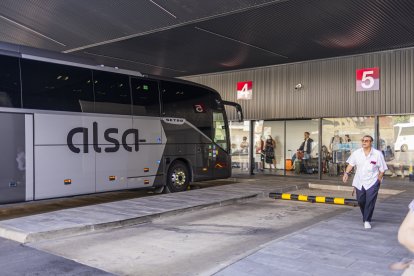 Estación de autobuses de la capital. MARIO TEJEDOR