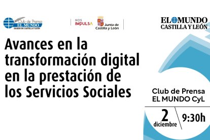 Carátula de la sesión del Club de Prensa sobre Servicios Sociales.