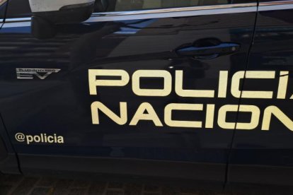 Coche de la Policía Nacional en Soria.
