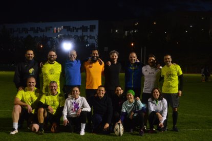 Los integrantes de la nueva sección del Ingenieros de Rugby.