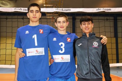 Los tres jugadores del club soriano que han sido convocados con la selección Sub16