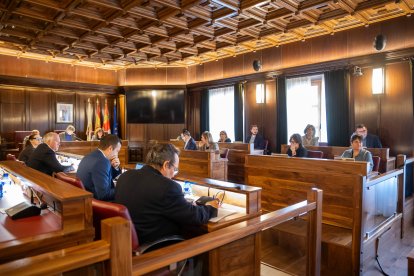 Un momento del pleno.