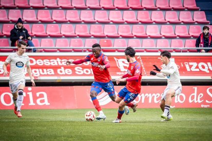Góngora en el partido del pasado fin de semana ante el Valladolid Promesas.