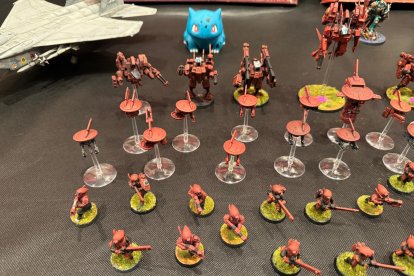 Miniaturas pintadas con maestría en el Casino