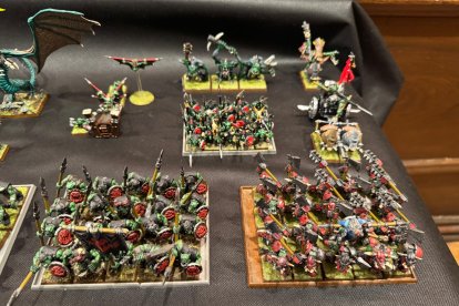 Miniaturas pintadas con maestría en el Casino