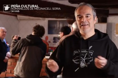 Captura de uno de los vídeos grabados en Romanillos de Medinaceli.