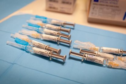 Vacunas en el hospital de Soria.