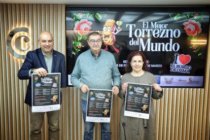 Juanjo Delgado, Samuel Moreno y Beatriz Martínez.