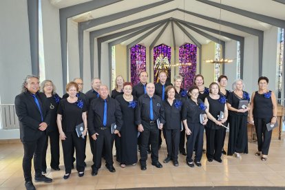 Componentes del Coro de Fuentearmegil.