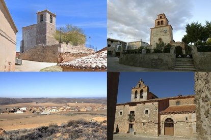 Imágenes de archivo de los cuatro pueblos sorianos con menos de 10 habitantes.