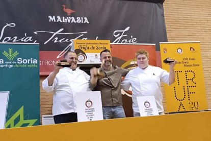 Adrián Merenciano vuelve a lograr el primer premio del Concurso Gastronómico de la Trufa Negra de Abejar.