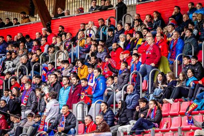 El Numancia estará arropado por su afición en el campo de La Planchada de Astillero.