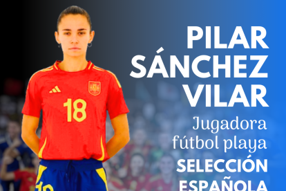 La jugadora de la selección española Pilar Sánchez.