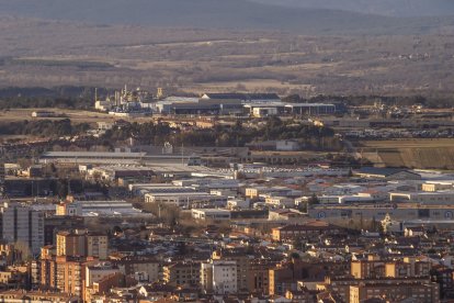 Vista del polígono industrial de Las Casas.