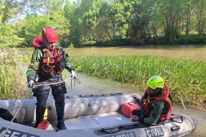Continúa el operativo de búsqueda del vecino desaparecido desde el miércoles en Langa de Duero (Soria).