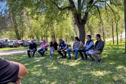 Participantes en la jornada en Muriel Viejo.
