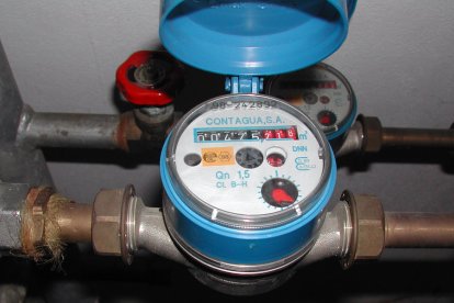 Contador de agua.