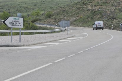 Zona del puerto de Oncala, uno de los beneficiarios de los nuevos paneles digitales.