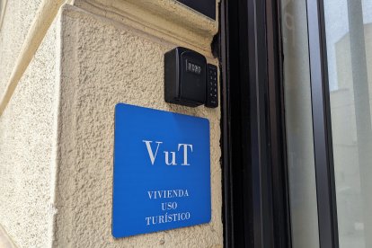 Detalle de una vivienda turística en la capital.