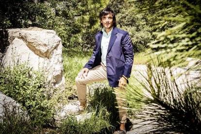 Diego Fernández, investigador en el campus de la UVa en Soria.