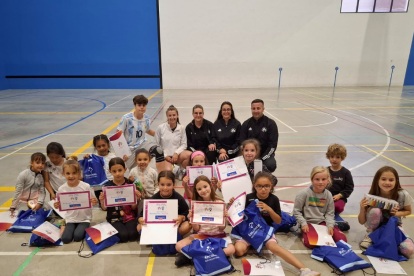 Participantes en el programa de la Territorial de fútbol.