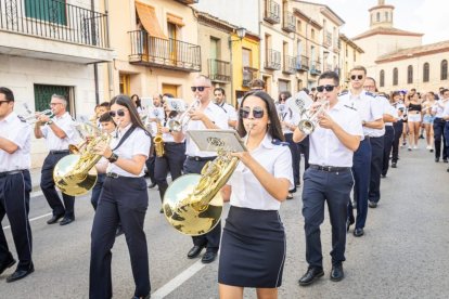 La Banda de Música, elemento indispensable en las fiestas burgenses.