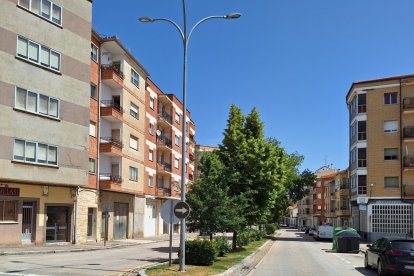 Zona por la que discurrirá el carril bici de Almazán.