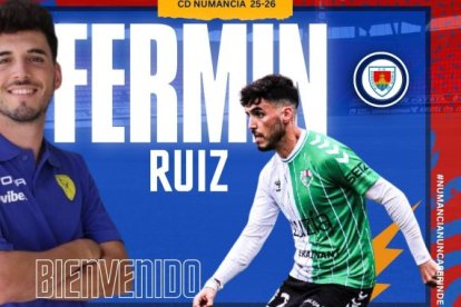 Fermín Ruiz reforzará la defensa del Numancia en el costado izquierdo.