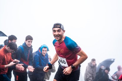 El agredeño Daniel Izquierdo durante una prueba de montaña.