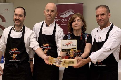 Los ganadores del concurso del Mejor Torrezno de Innovación.