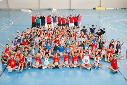 Foto de familia del IX Campus Nacho Azofra que se desarrolla en Soria.