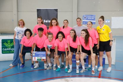 Las ganadoras del torneo celebrado en Soria.
