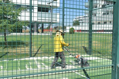 Últimos trabajos en las pistas de pádel