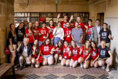 Los jóvenes visitaron el museo y el archivo del Instituto Antonio Machado