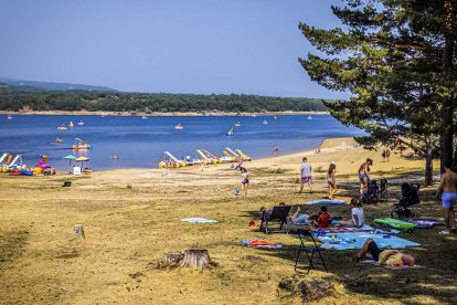 Imagen de Playa Pita, cerca de Abejar y localidades de Pinares como Vinuesa o Molinos.