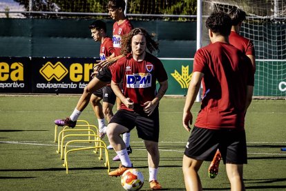 Primer entrenamiento de pretemporada del Numancia B.