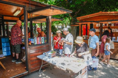 La feria del libro se ubica en la Dehesa.