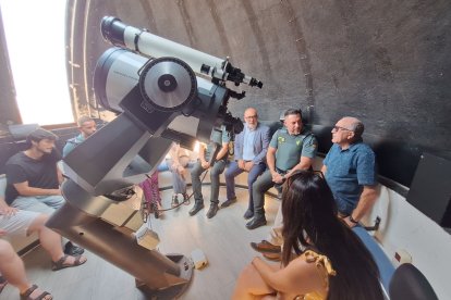 Visita al futuro planetario y observatorio de Borobia.