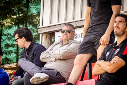 Álex Huerta en el partido del Numancia ante el Conquense jugado en la Ciudad Deportiva.